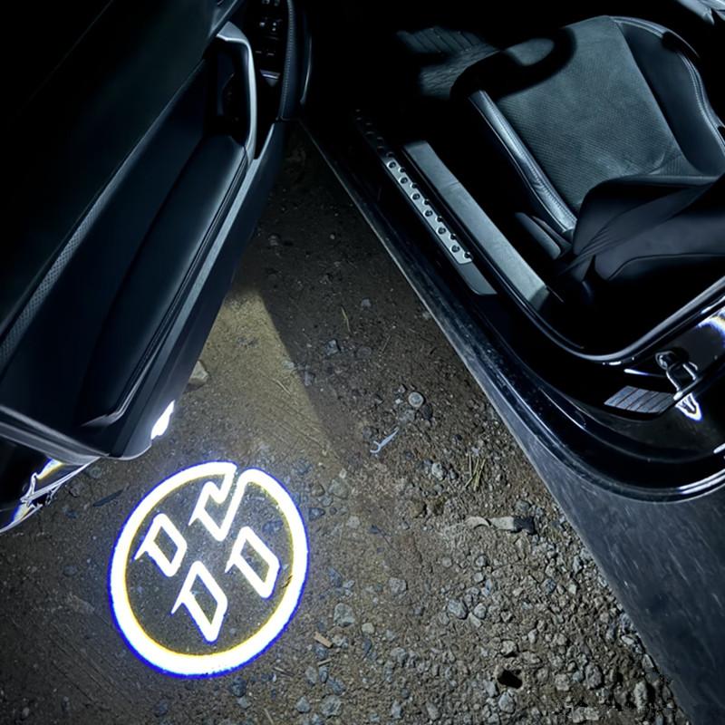 WFCA9 2pcs AE86 LED Car Door Logo Projector Light For Toyota AE86 GT86 FT86 GTS Car Styling AE86 Welcome Light Toyota Courtesy Light