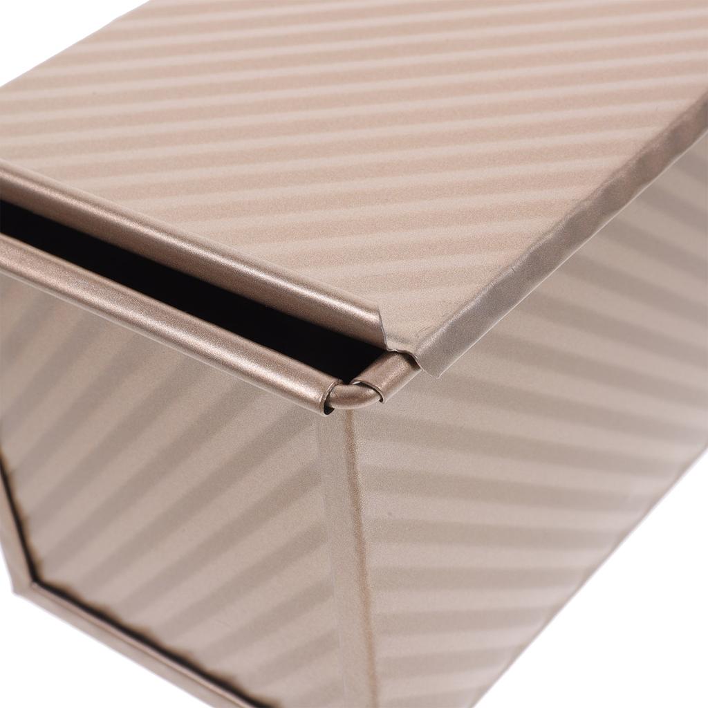 Форма для тостов, противни для выпечки хлеба, удобная буханка из углеродистой стали с крышкой для сэндвичей