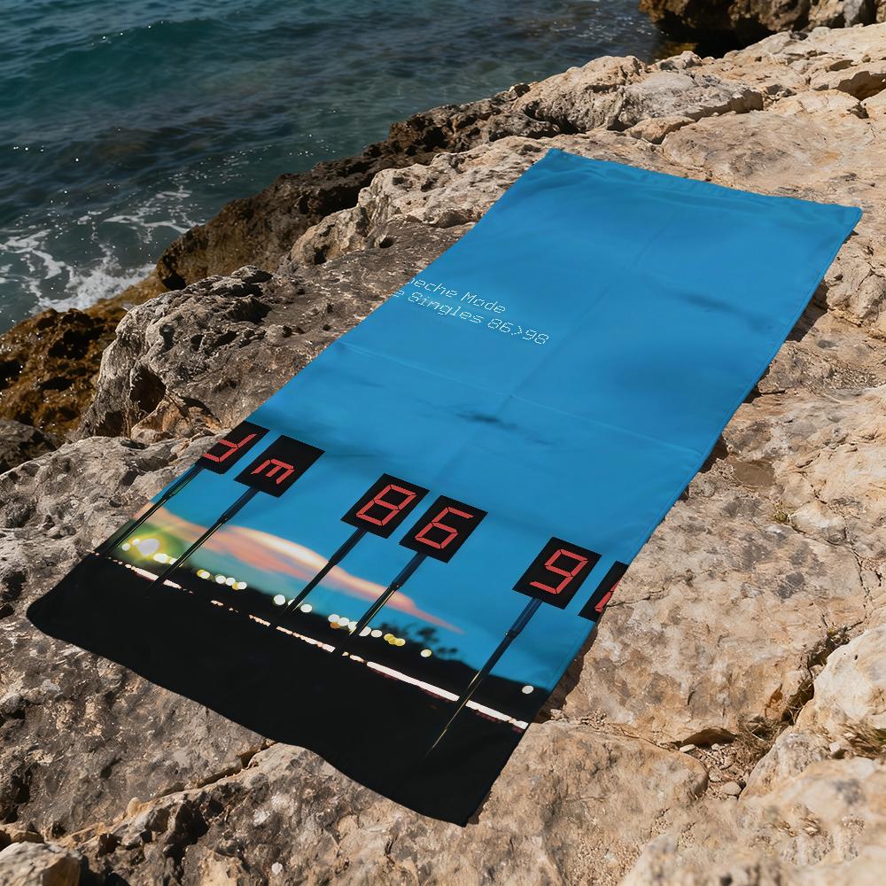 D-depeche singer M-mode Towel Large Quick-Drying Microfiber soft Beach Towel for Travel Fitness Sauna Bathing Camping