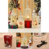 Christmas Crystal Music Box With Snowman Scene For Festive Tabletop Ornament