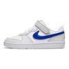 Nike Court Borough Low Recraft Удобные Универсальные Нескользящие Прочные Низкие Детские Кеды для Скейтбординга Детские Кроссовки Белые Синие DV5457125