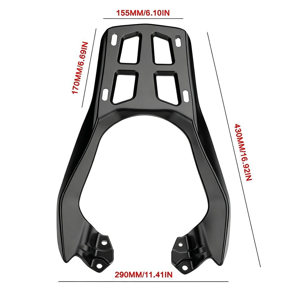 Aluminum Top Box Bracket Heavy Duty Luggage Rack Durable Rear Boot Roof for MIO i125