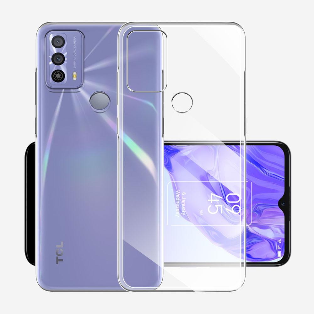 For TCL 20B Case 6.52 Inch 6159K Ultra Thin Silicone Soft TPU Clear Back Case Cover For TCL20B Coque For TCL 20 B 20B Funda