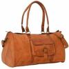 Мужская дорожная спортивная сумка из козьей кожи, дорожная сумка из натуральной кожи, новая, винтажная, коричневая, S, новинка