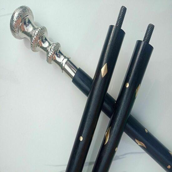 Латунная викторианская ручка, деревянная трость в винтажном стиле, антикварная дизайнерская трость, трость