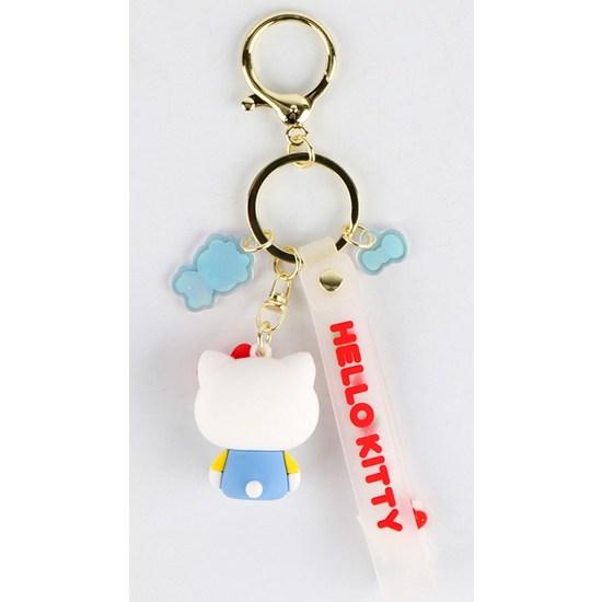 Bunnyland Sanrio Characters Hello Kitty Figure Keyring, 1 Piece, a Popular Character In Korea