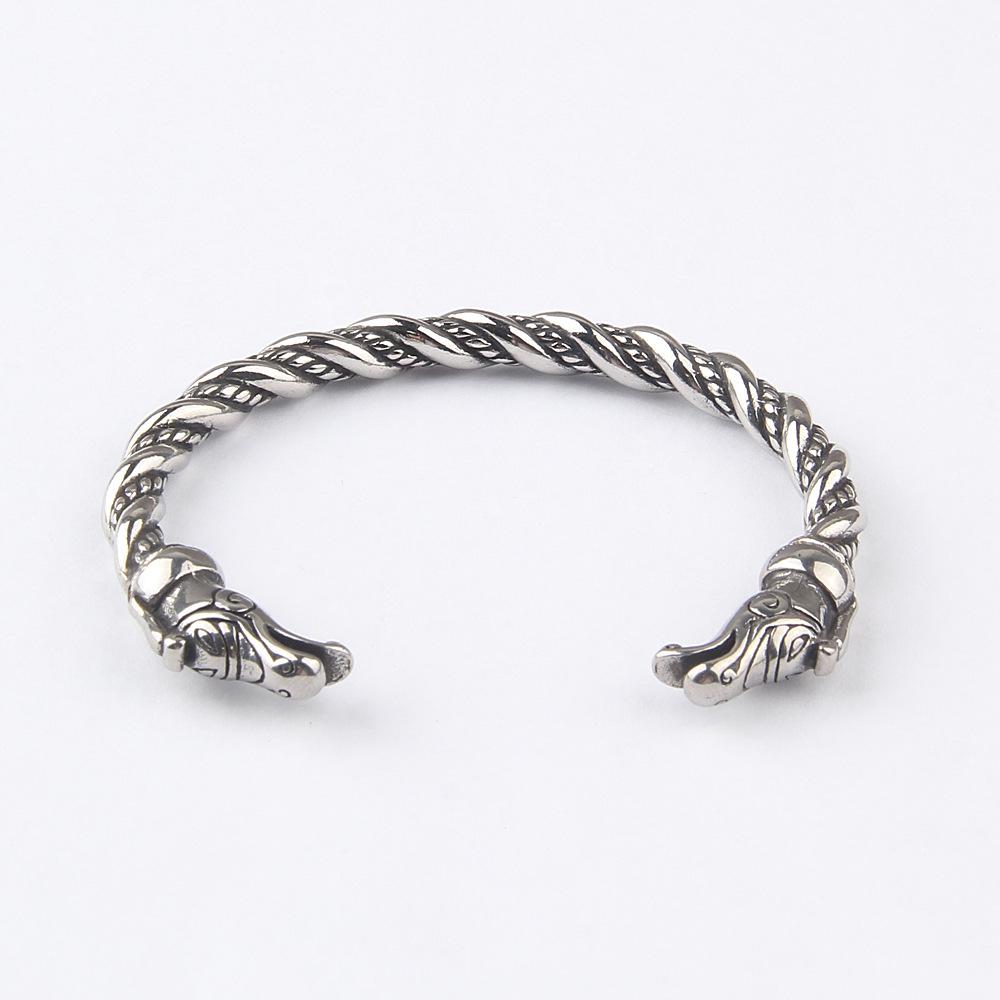 Браслет Viking из стерлингового серебра 925 пробы - Le Regard Des Loups