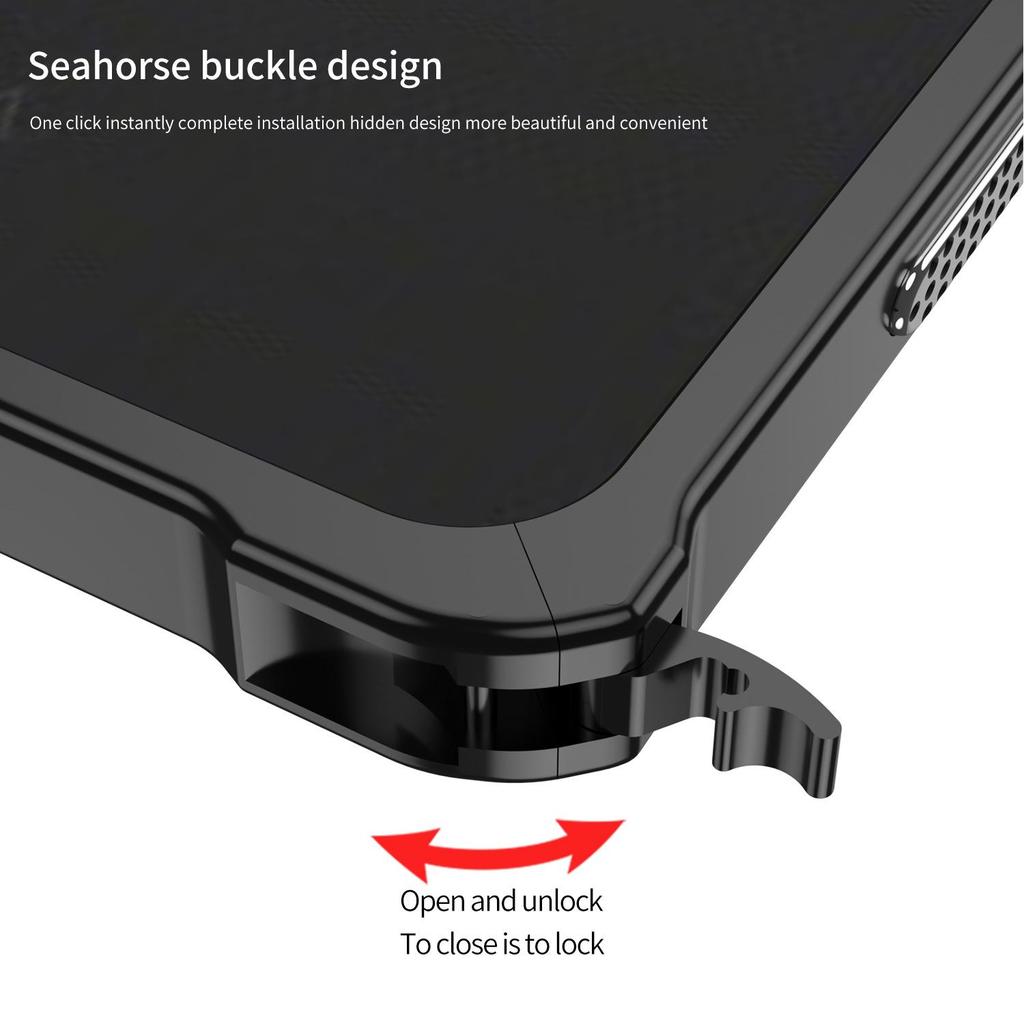 Heat-Dispersing Metal Case with Clasp for Sony Xperia 1VII/1VI - Drop-Proof Supercar Design