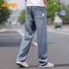 Jeep Men's Summer Ice Silk Straight-leg Jeans