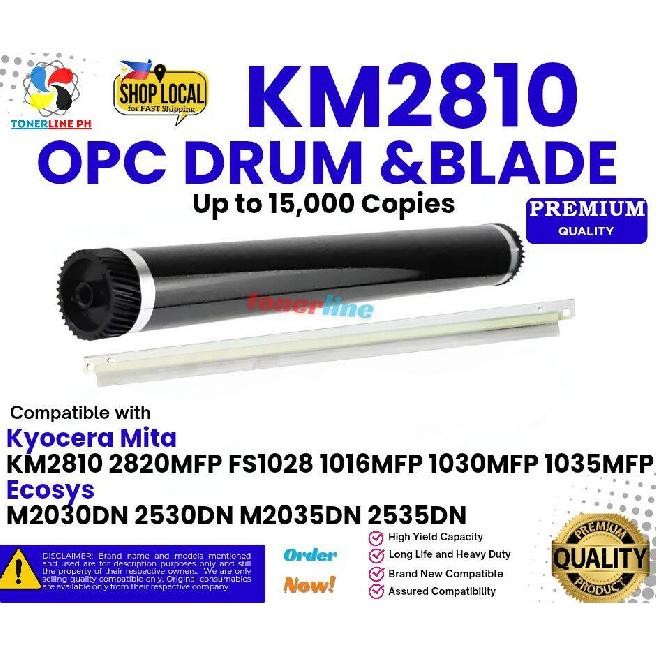Совместимый OPC-барабан для использования в Kyocera Ecosys M2535 / FS1135 / KM2810