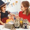 12 Styles Halloween Linen Storage Bag Halloween Horror Funny Pattern Candy Gift Packaging Bag Gift Storage