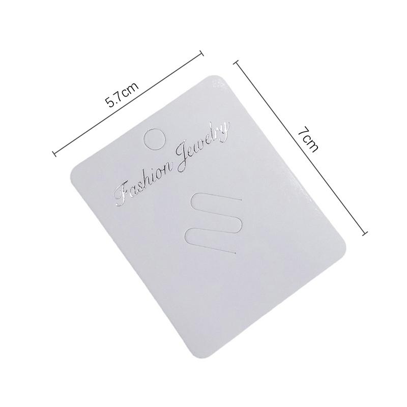 50Pcs  Brooches Display Cards High Quality Pins Blank Paper Tag Jewelry Packaging Cards Sale Hang Price Tag Cards