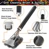 Safe Grill Brush and Scraper with Deluxe Handle Grill Cleaner Brush Stainless Steel Bristle Grill Brush Accessories
