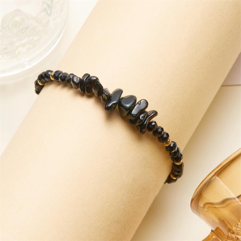 Colorful Natural Stone Irregular Bracelets For Women Handmade Rice Beads Woven Rope Bracelet For Women Friendship Jewelry Gifts