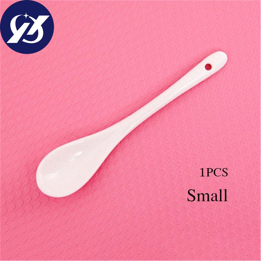 1/3 шт. новая большая/маленькая керамическая ложка для мороженого, чая, десерта, косточки, чистая кофейная ложка Procelain