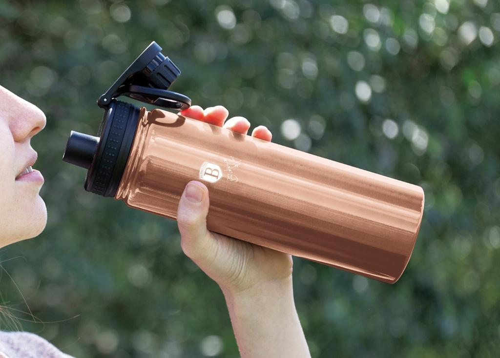 Sportowa butelka termiczna 540ml BERLINGER HAUS Rose Gold BH-7754