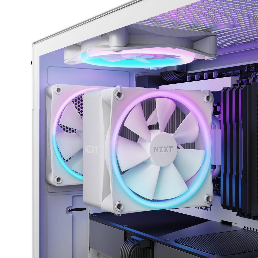 Кулер для процессора NZXT с воздушным охлаждением T120 белый FN1806 RC-TN120-W1