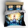 Characters with glowing swords. Bedding sets Duvet cover sets Duvet covers Pillowcases(1*Duvet Cover 2*Pillowcases without duvet insert)