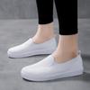 Women's Black White Loafers Driving Shoes Comfort Casual Slip On Walking Minimalist Breathable Moccasins for Mother