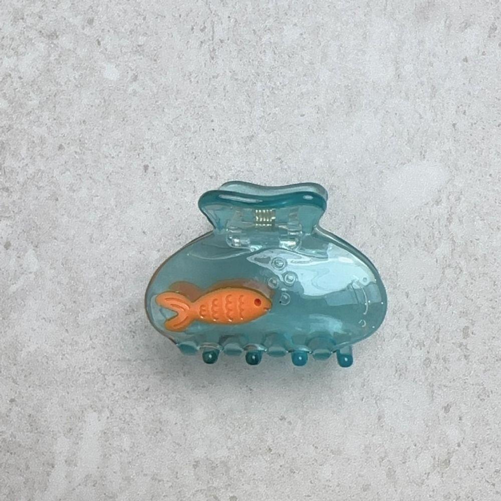 Animal Fish Hair Claw Small Shark Clip Animal Hair Clip Fashion Acetate Hair Claw Daily