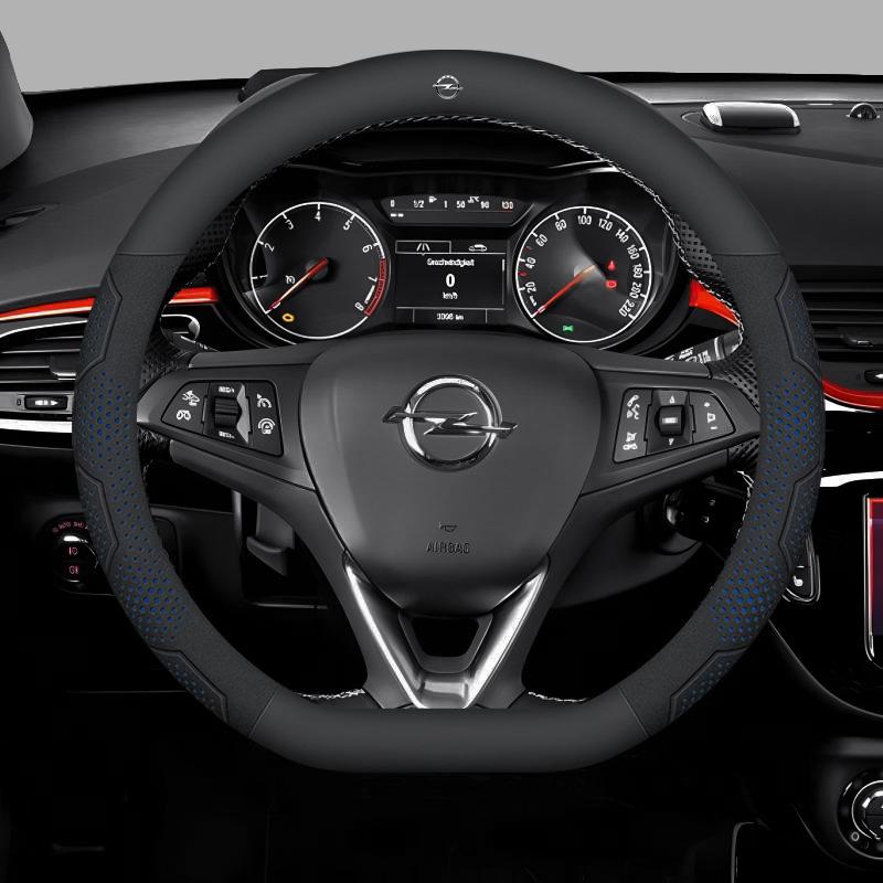 Для Opel OPCline ASTRA CORSA INSIGNIA MOKKA VECTRA GTC Tigra Карбоновое волокно Замша Кожа Автомобильный Руль Чехол Аксессуары