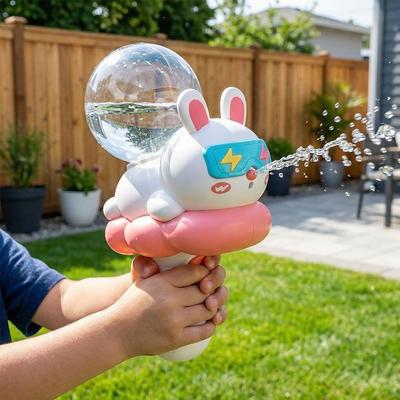 Милый милый кролик животное игрушки с водяным распылением брызгалка распылитель воды игрушка дальнобойная ручная водяная брызгалка игры на открытом воздухе