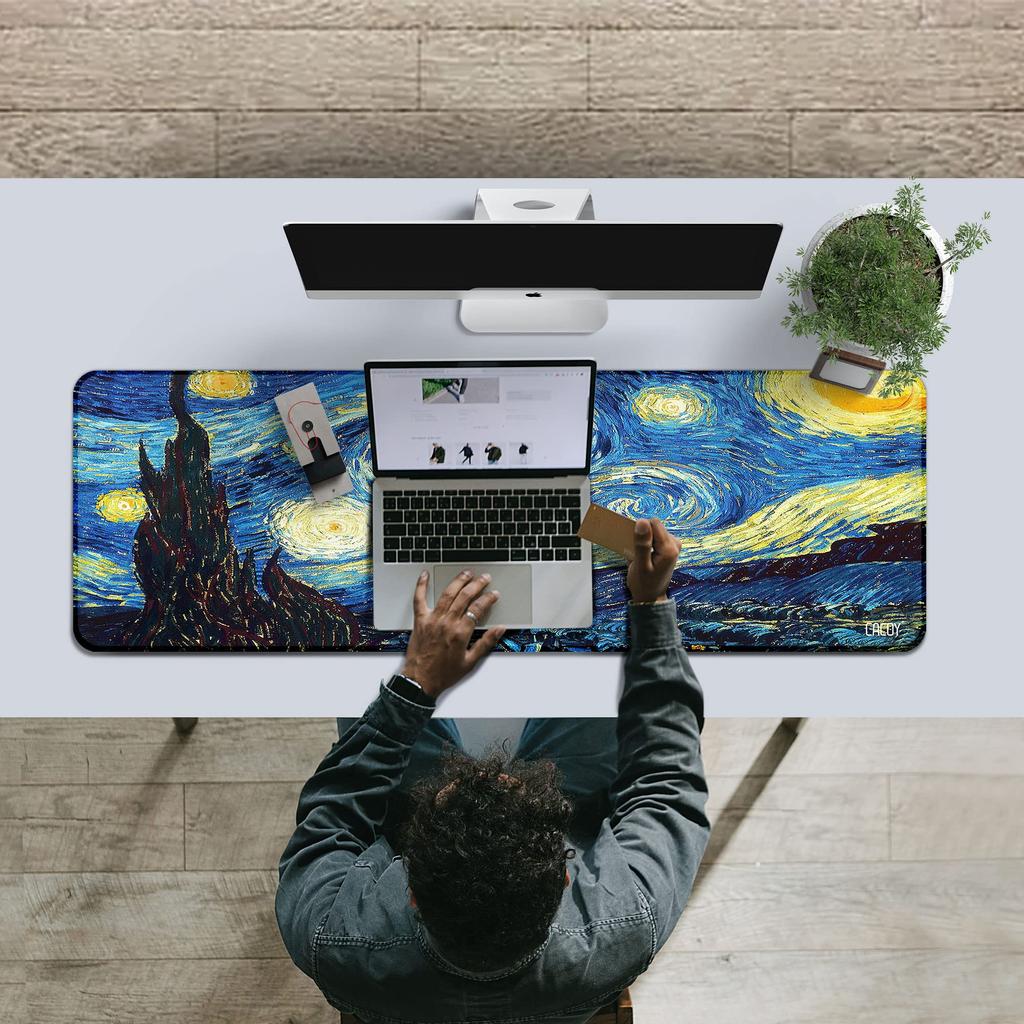 Cacoy Большая игровая мышь 120x40 см Компьютерная клавиатура Офисный и домашний настольный удлиненный коврик для мыши Коврик, коврик, коврик,