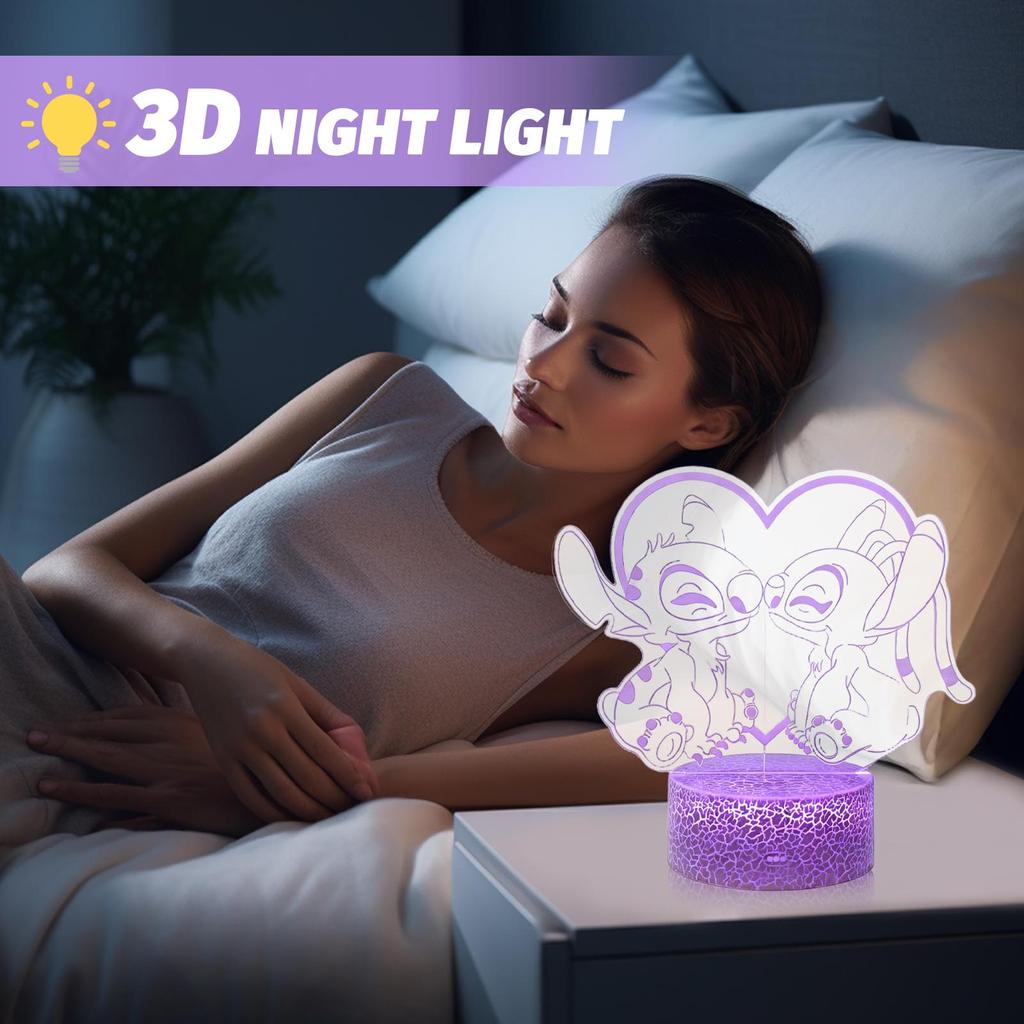 Cartoon Creative 3D Night Light Bedside Table Lamp Night Light