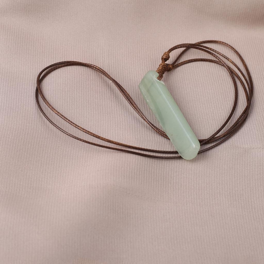 Женское ожерелье из натурального камня, зеленое ожерелье с авантюрином, нерегулярный кулон, подвески для женщин, романтический подарок на день рождения