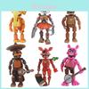 Набор из шести светящихся фигурок Five Nights At Freddy's с подвижными суставами для детей