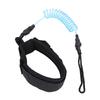 Stand Up Paddle Board Coiled Spring Leg Foot Rope Surfing Leash for Surfboard (blue)
