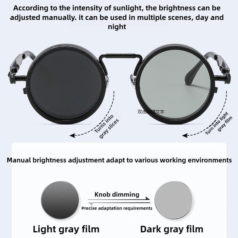 Новые солнцезащитные очки Nd с регулируемой яркостью и вращающимися линзами, уменьшающие свет, персонализированные двойные поляризационные антибликовые очки для рыбалки