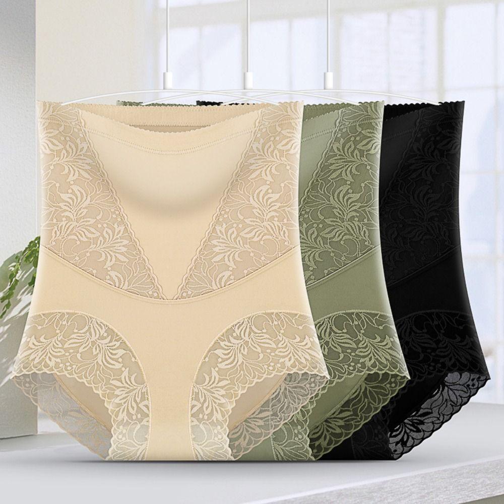 High Waist Slimming Shapewear Cotton Crotch Tummy Control Underpants Seamless Panties Women Women
