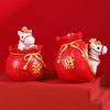 Fortune Zodiac Horse Figurines Lucky Bag Horse Figures Ornament  Table Desk