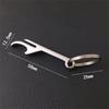 Mini Beer Opener Keyring Stainless Steel Beer Bottle Opener Keychain Portable   Survival Tool