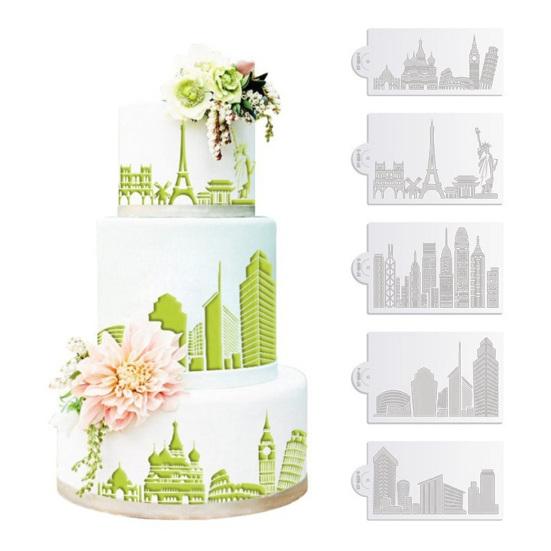 Многофункциональный шаблон для торта, чистый трафарет, ориентир, посуда для выпечки