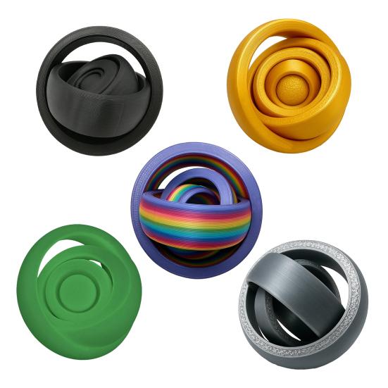 Игрушка-колечко для взрослых и подростков, вращающаяся спиннер для снятия стресса, для концентрации внимания и беспокойства