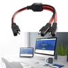 От 1 до 2 удлинителей SAE 14AWG 14AWG силовые автомобильные разъемы шнур питания провод для зарядки аккумулятора солнечной панели