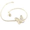 [L2009] - Gold Plated 'Butterfly' Bracelet