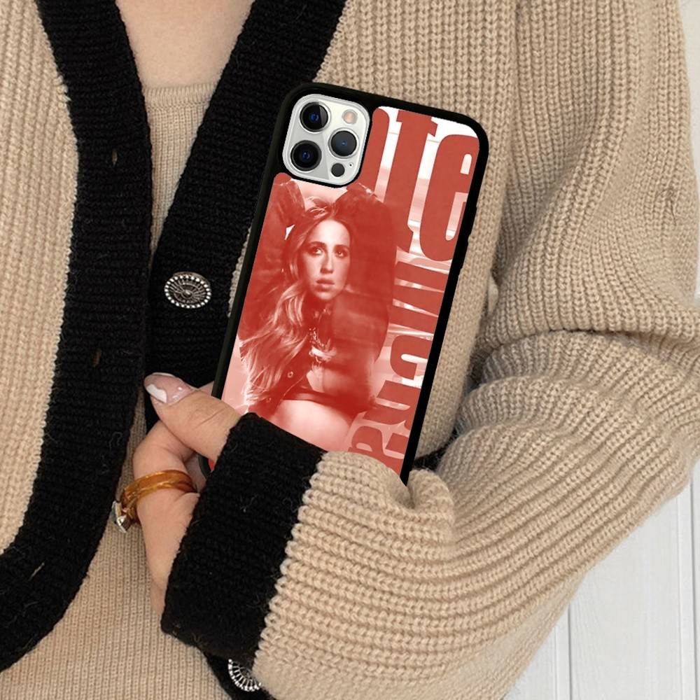 Tate M-McRae Singer PC+TPU Phone Case For IPhone 11 12 13 14 15 16 17 Plus Pro Max Cover