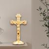 Christmas Desktop Cross, Catholic Jesus Christ Meaningful Gift, Room Decor Table Standing