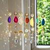 Original Stone Crystal Sun Catcher Natural Wind Chime Pendant Funny Rainbow Maker  Living Room