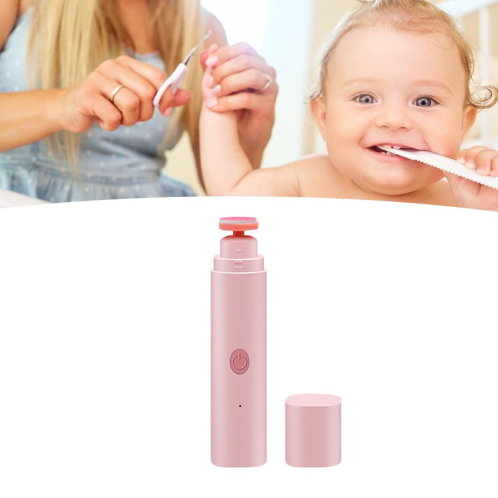 Electric Infant Nail Clipper Safe Simple Portable Low Noise Infant Nail Trimmer for Toddler Kids