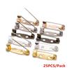 25pcs/Pack 15 20 25 30 35 Mm Brooch Clip Base Pins Safety Pins Brooch Settings Blank Base For DIY Jewelry Making Supplies