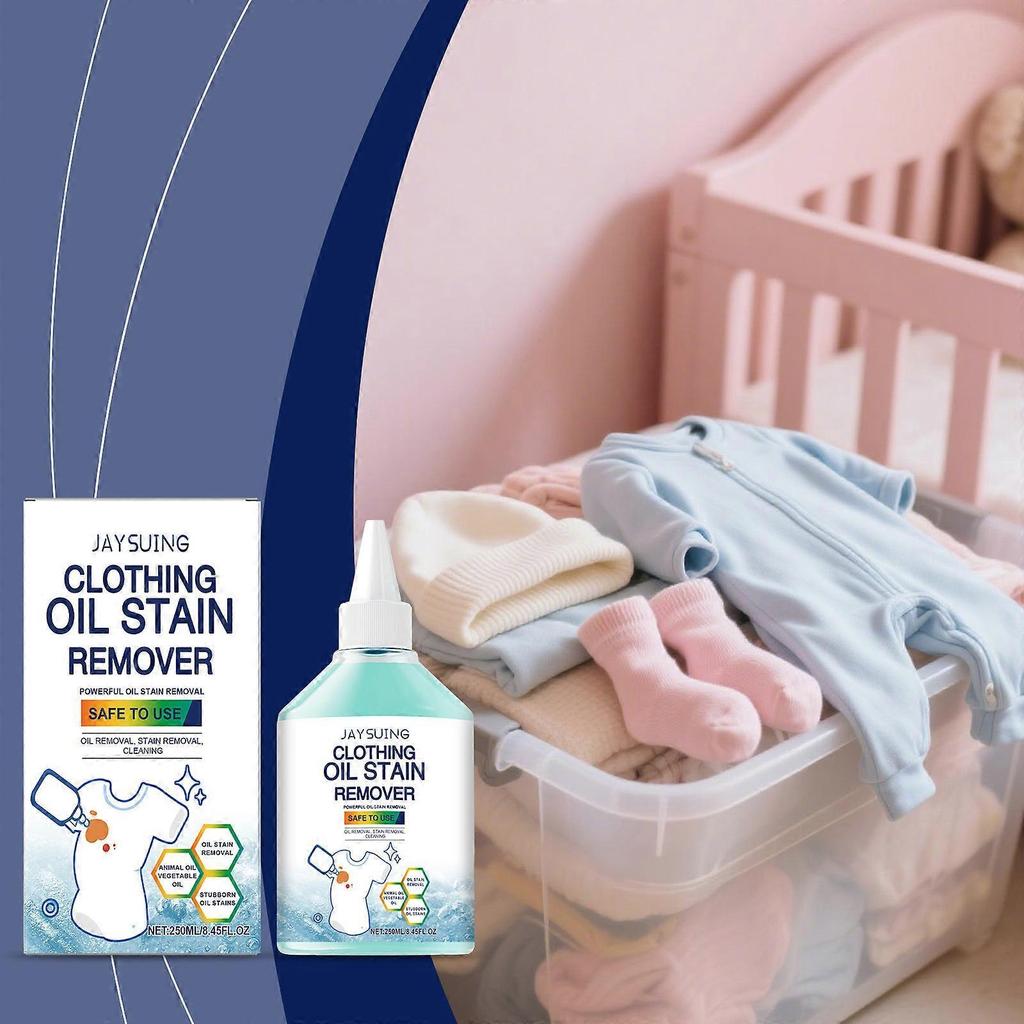 Clothing Oil Stain Remover, Powerful Oil Stain Removal, Gentle Stain Remover for Clothes, White Shirt Garment Stubborn Stain Cleaner Oil Remover