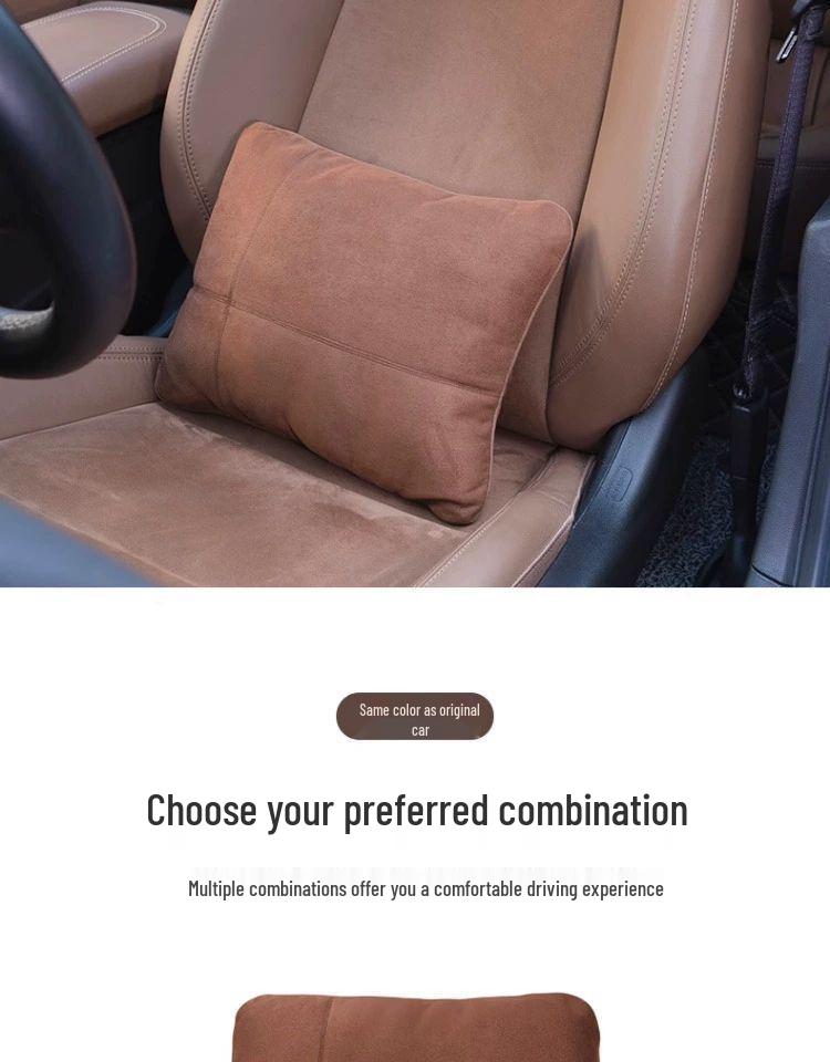 Compatible Headrest & Lumbar Support Cushion for Infiniti Q50L, QX50, QX60, Q70L