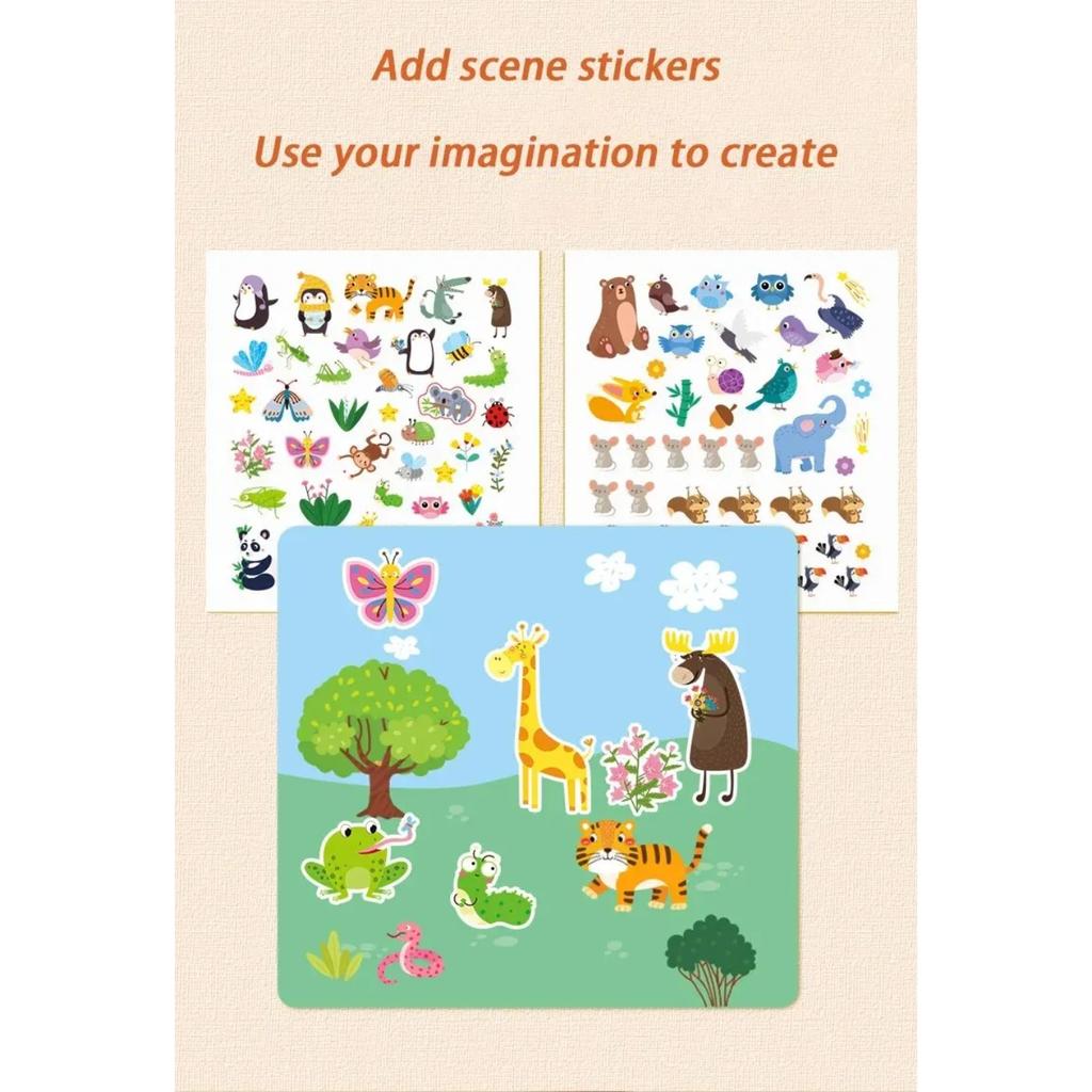 Детские игрушки для раннего образования, волшебная книга с ручкой, водный рисунок, игрушки Монтессори, подарок, многоразовая книжка-раскраска, волшебная книга для рисования