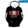 Anime Naruto Hoodie Unisex Streetwear 3D Digital Print Oversized Sweatshirt Teens Adults Fall