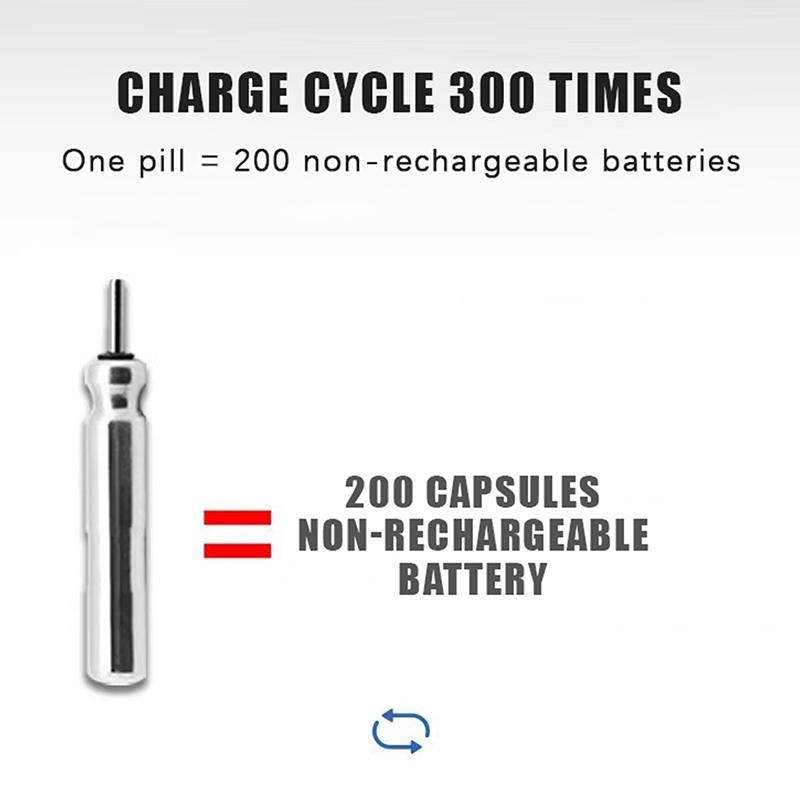 Перезаряжаемые светящиеся в темноте батарейки Lir425 с USB-зарядным устройством, 300 циклов заряда, быстрая зарядка, портативные, для использования на ночной рыбалке