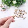 Kid Gift Crafts DIY Scrapbooking Embellishments Wood Slice Doodle Educational Toy Wooden Decoration